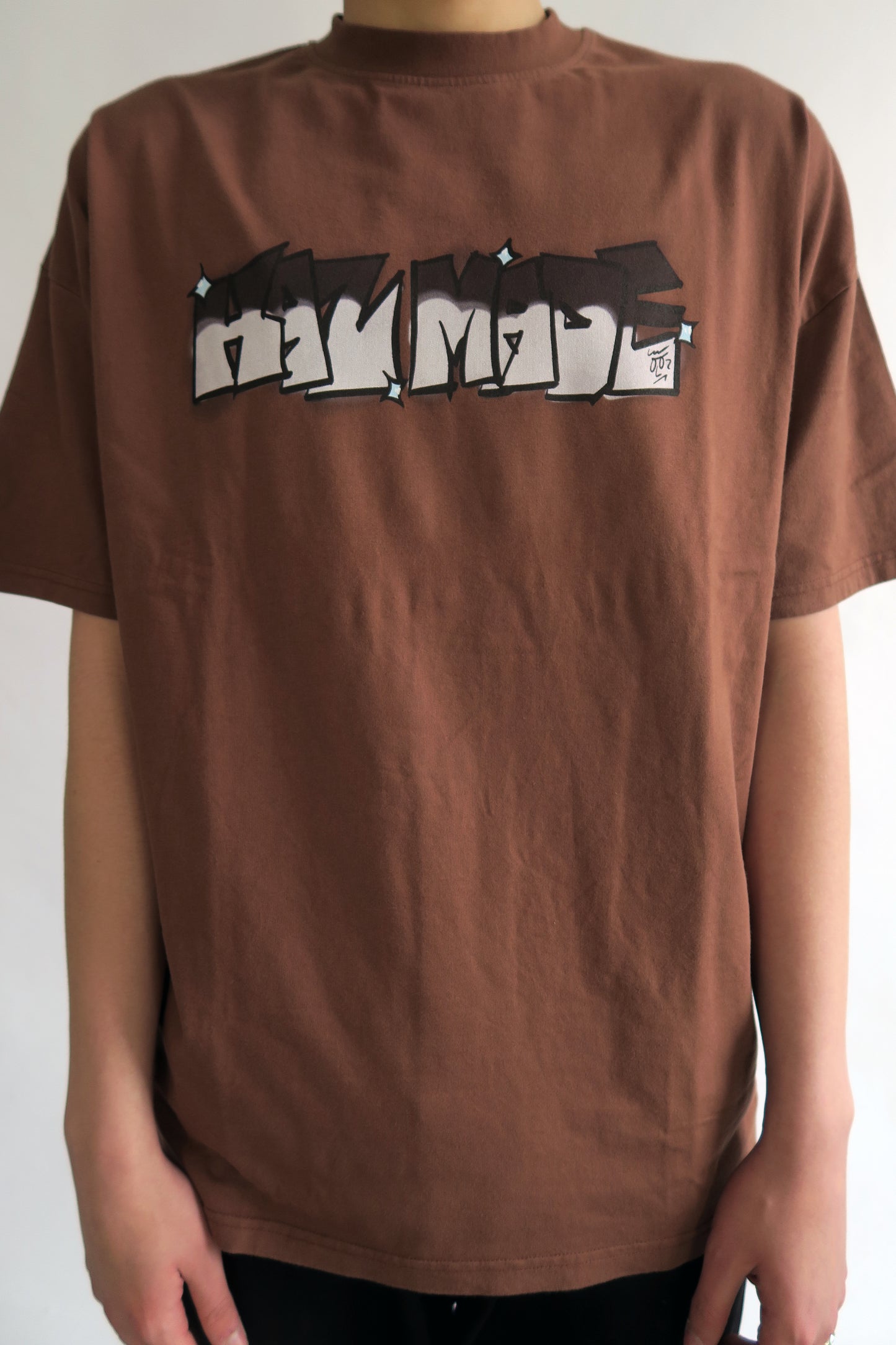 Oversized 'Graff Logo' Tee